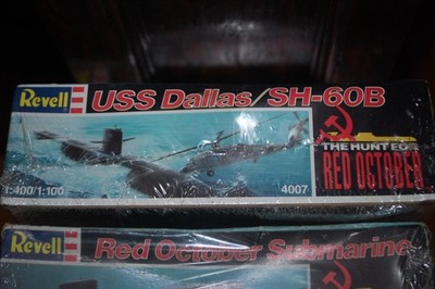Hunt For Red October-Complete Model Set-Revell 4007 4704 4006 4008