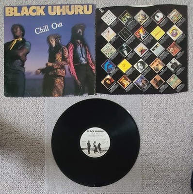 BLACK UHURU-CHILL OUT-ORIGINAL UK ISSUE LP ON ISLAND RECORDS-1982-GOOD.COND