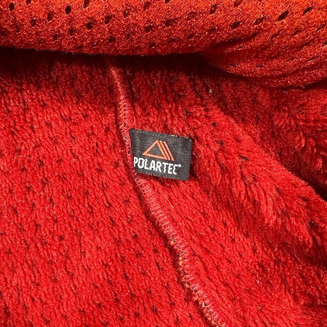 Patagonia R4 Fleece Jacket Women’s L Orange Polartec Full Zip USA Vintage READ thumbnail 5