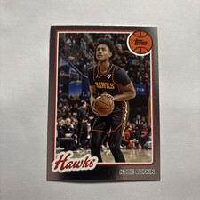 2025-26 Topps Flagship Basketball Kobe Bufkin-#80BK-30. Atlanta Hawks