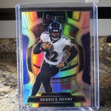Panini 2025 Select Concourse Prizm Derrick Henry #60 Baltimore Ravens Football