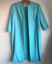Vintage Moygashel Long Irish Linen Jacket Medium Stevenson Ireland