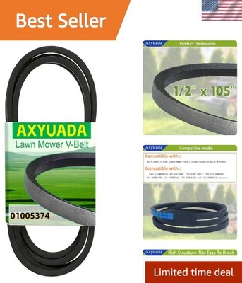 High-Quality Rubber V-Belt 1/2 x 105 for Efficient Lawn Mower Performance