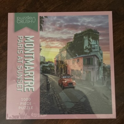 NEW Montmartre Paris At Sunset 1000 Piece Puzzle.