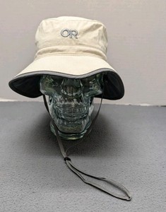 Outdoor Research Sun Bucket Hat Sand & Gray Size Medium UPF 50+