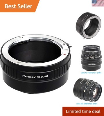 Brand New PK Lens to Cannon EF-M Mount Adapter, K Mount, Manual Focus, Durabl...