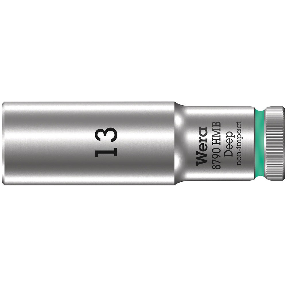 Wera 8790 HMB Deep 3/8"" Socket 13 x 64 mm