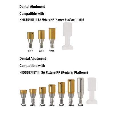 US Dental Locator Abutment Mini/Regular Platform for Hiossen ET III SA Fixture