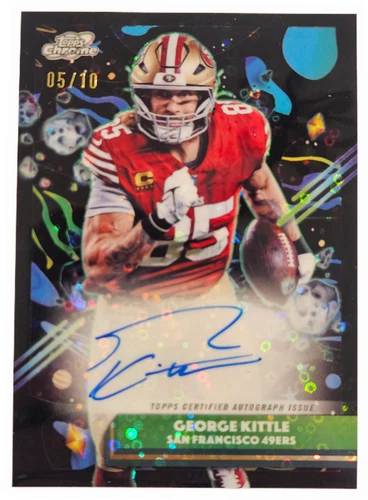 2025 Topps Chrome George Kittle Chrome Autographs (RAW)