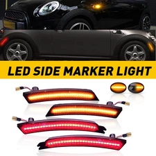 Set For Mini Cooper R55 R56 R57 R58 R59 Front Rear LED Side Marker Light US EXV