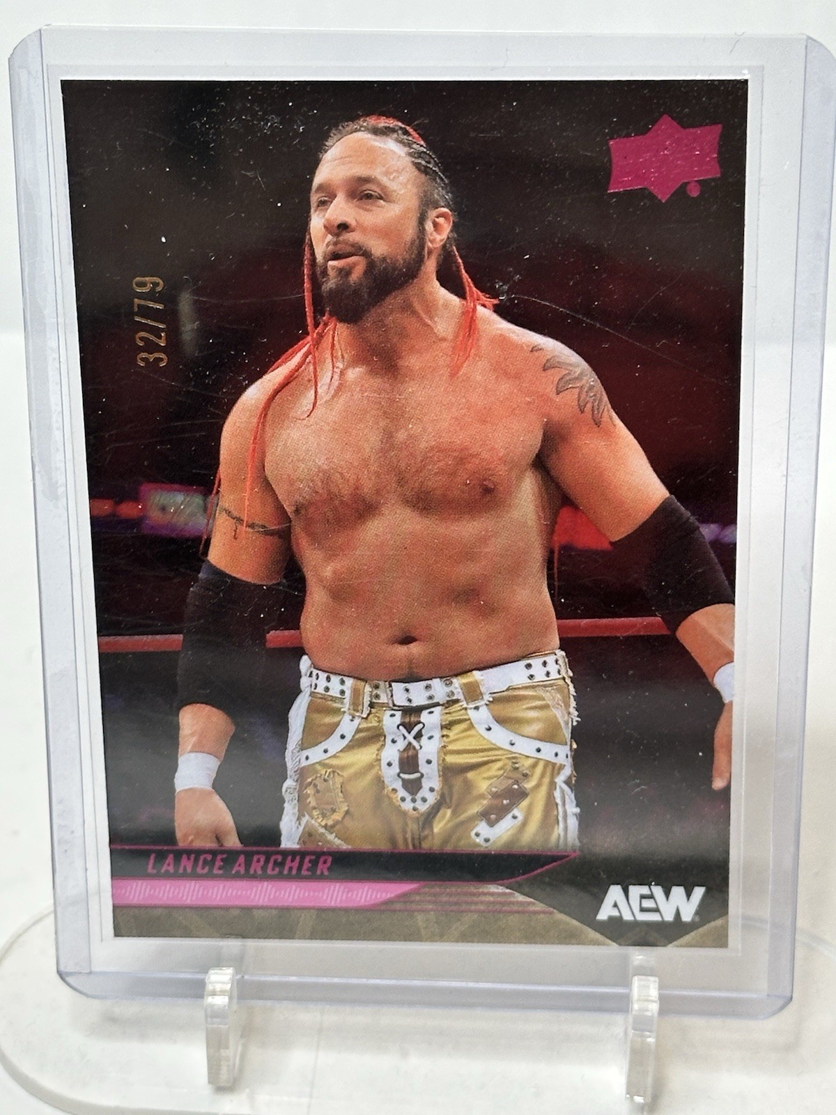 2025 Upper Deck AEW Lance Archer Pink Pyro /79