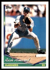 Rich Amaral 1994 Topps #233 Seattle Mariners MLB READ FREE SHIPPING AutographDen