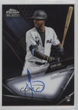 2021 Topps Chrome Black Refractor 8/150 Lewin Diaz #CBA-LD Auto 1n8a