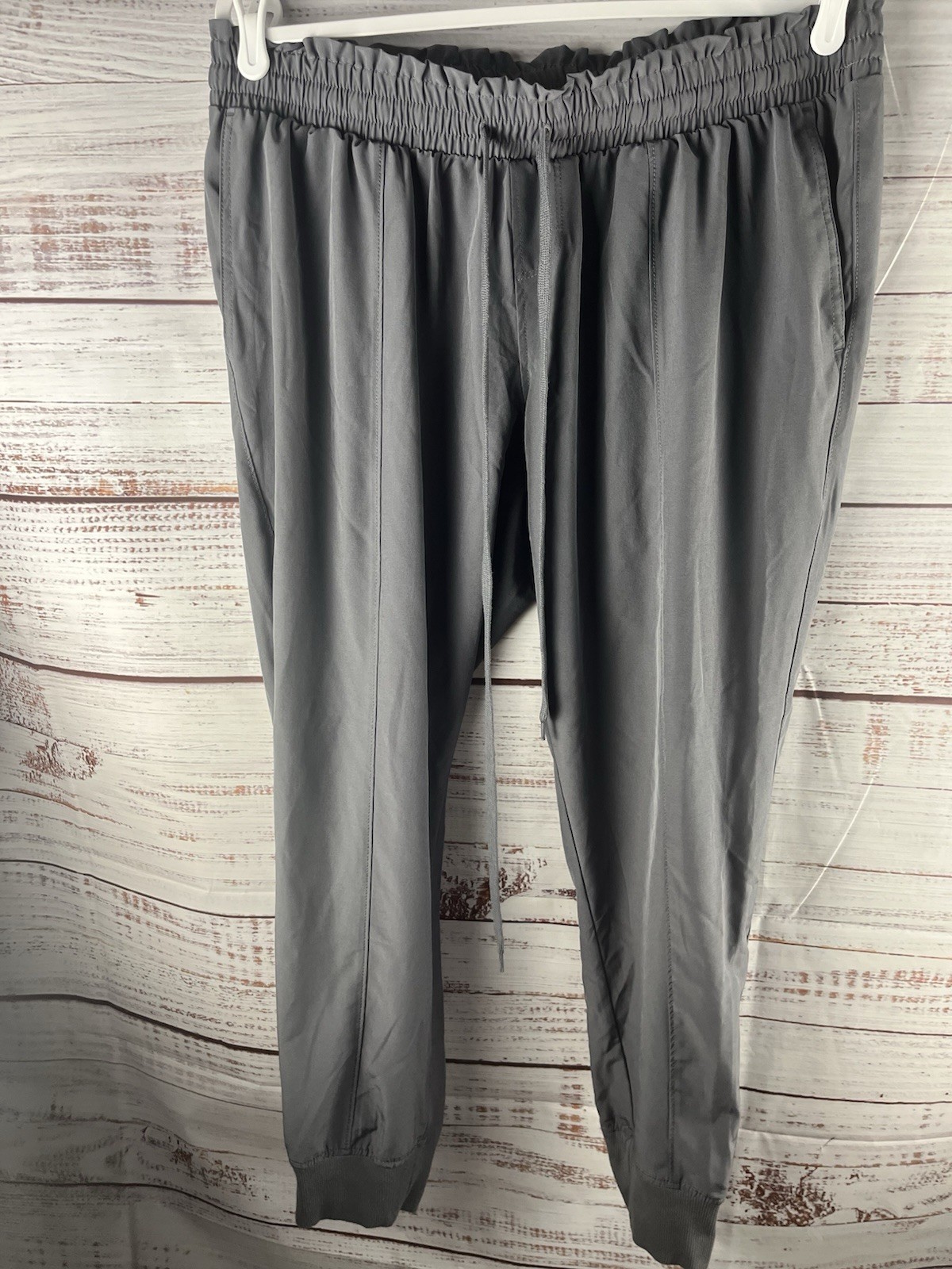 TIME AND TRU Maternity Sweatpants M (8-10) Gray Elastic Waist Drawstring