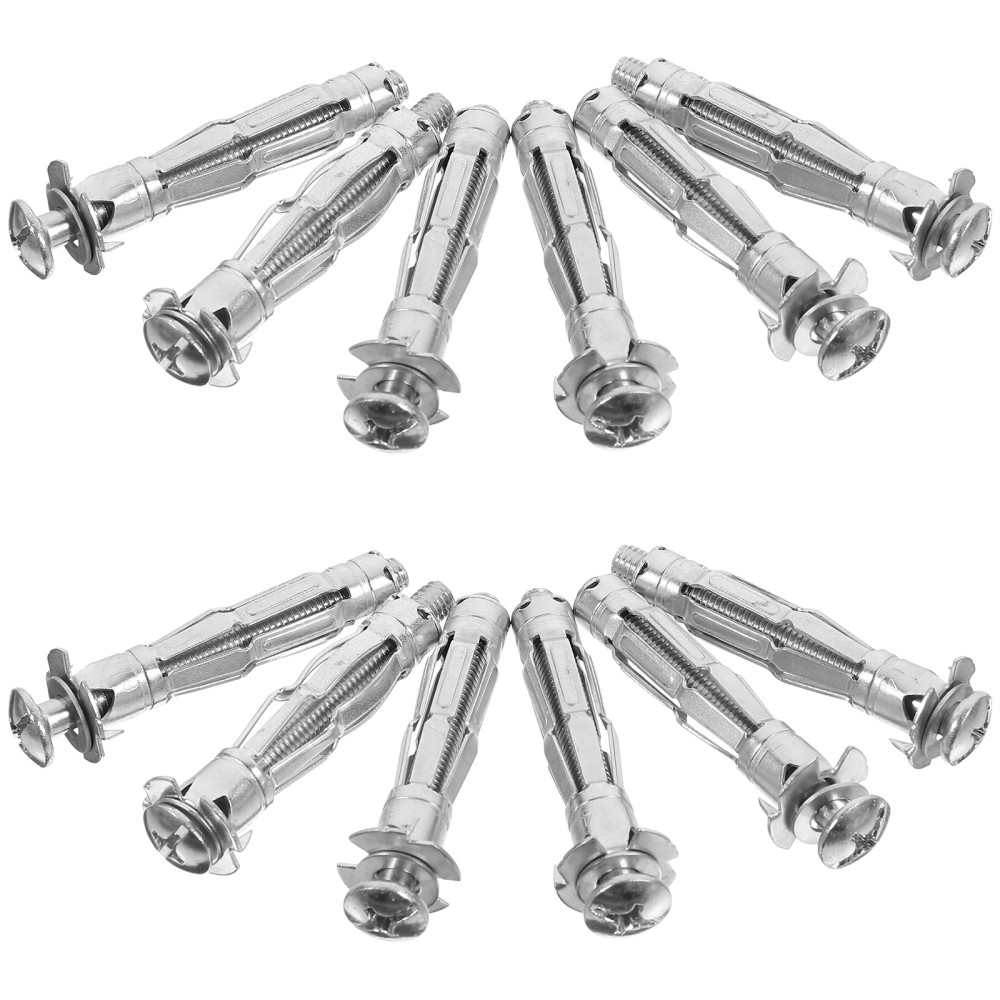30 Heavy-Duty Iron Drywall Bolt Anchors for Masonry and Baby Proofing