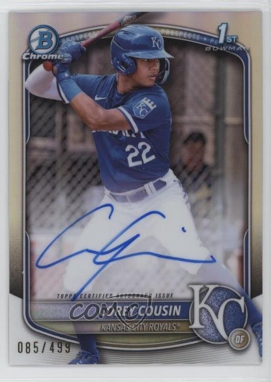 2025 Bowman Chrome Prospect Refractor 85/499 Corey Cousin #CPA-CCO Auto 14md