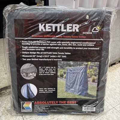 Kettler Premium Outdoor Table Tennis Table Cover 7032-900 Weatherproof NEW