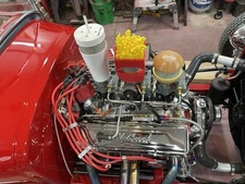 Tri-Power Air Cleaner set looks like Burger Fries and A Drink for Open Hood cars