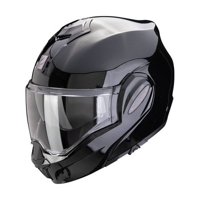 SCORPION Klapphelm EXO-TECH EVO PRO SOLID Metallic Schwarz Gr: M ECE 22.06