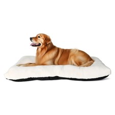 Fleece Dog Bed for Crate Non Slip Washable Kennel Pad for Dogs Cats Multi Sizes
