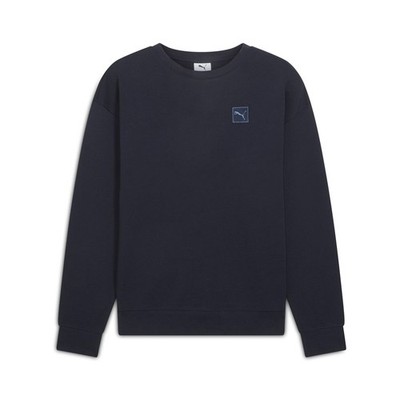 PUMA Essentials Elevated Comfort Crew Neck Sweatshirt Womens Blue  68501716