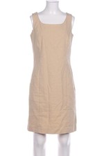 Comma Kleid Damen Dress Damenkleid Gr. EU 40 Baumwolle Beige #l18qaif