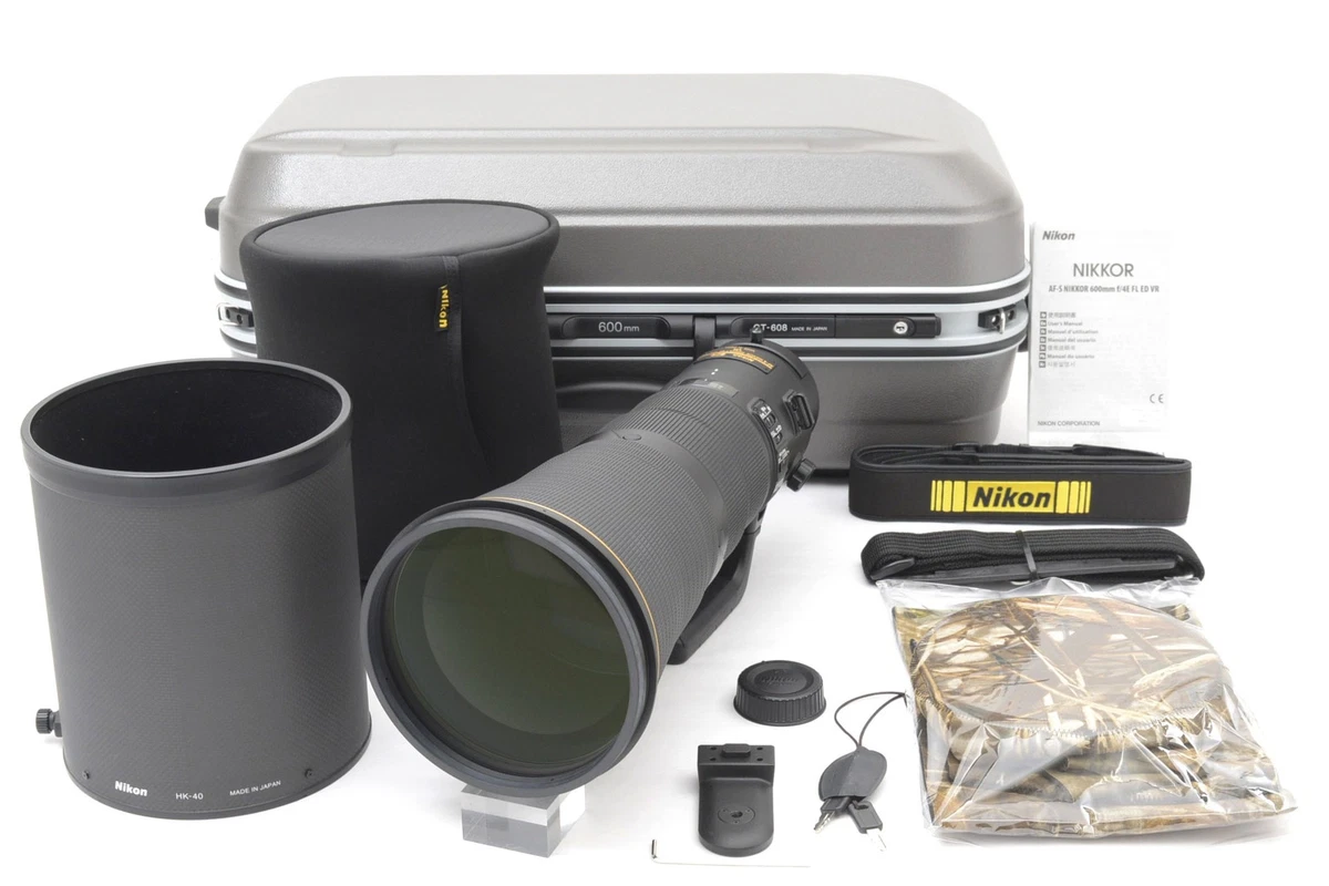 Nikon NIKKOR AF-S Nikon F Camera Lenses 600mm Focal for sale | eBay