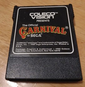 Lot of 5 ColecoVision Game Cartridges Mixed Titles 1982