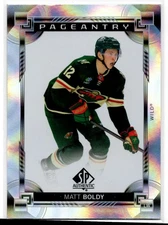 2024-25 Upper Deck SP Autenthic Pageantry Matt Boldy Minnesota Wild #P-57