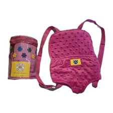 Build-A-Bear Workshop Pink Sleeping Bag And Carrier Used