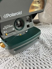   Vintage Polaroid One Step Express Green Instant Camera Untested