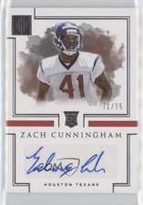 2017 Panini Impeccable Rookie Auto /75 Zach Cunningham #183 Auto ow3