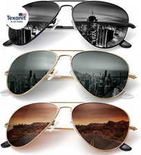 Classic Aviator Sunglasses for Men Women Driving Sun Glasses Polarized Lens UV B