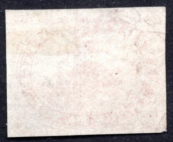 CANADA 1851 FIRST STAMP SC. #1 WITH MINOR FAULTS PER CERTIFICATE 4 CLEAR MARGINS - Image 2 of 3