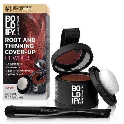Root Touch Up Powder with Brush, Covers Thinning Hair