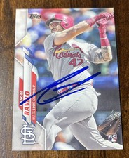 RANGEL RAVELO Signed 2020 Topps Series 2 Baseball Card #676 Cardinals RC AUTO