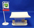 Lesney Matchbox MG-1 BP Service Station  & BP Sign