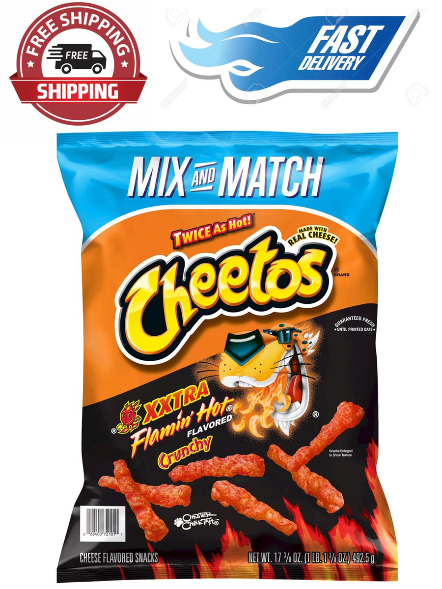 CHEETOS® Crunchy XXTRA FLAMIN' HOT® Cheese Flavored Snacks