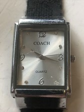 Coach Tank Watch NEW BATTERY