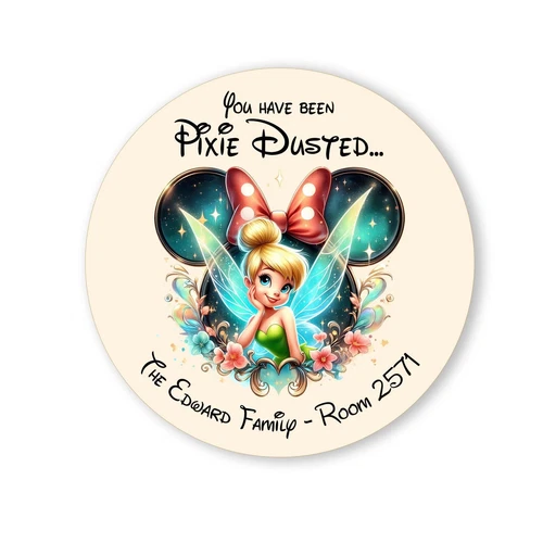 Adesivi personalizzati Pixie polvere adesivi fata crociera pesce extender etichette regalo - Foto 7 di 7