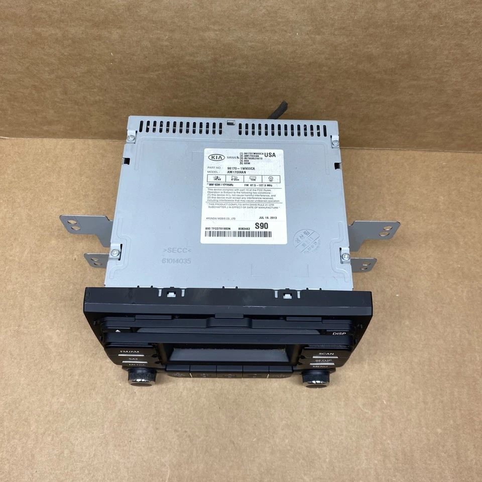 2012-2014 起亚 RIO 工厂收音机 CD 播放器 立体声 96170-1W900CA 原始设备制造商 — 第 2/4 张图片
