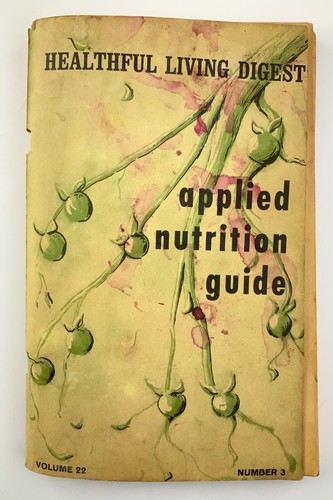 Healthful Living Digest Applied Nutrition Guide Winnipeg North Bay CC974 - Picture 1 of 12