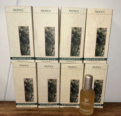 8 X Naturistics Tropics Cologne Spray 1.8 fl oz/53.2 ml Bottle~ NEW