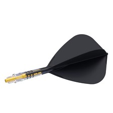 CUESOUL T19 Carbon Integrated Dart Shaft and Flight Kite Shape-Black