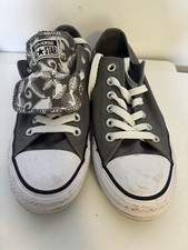Converse All Star Chuck 546422F Gray Ox Double Tongue Fern Leaf - Women’s 7 Med