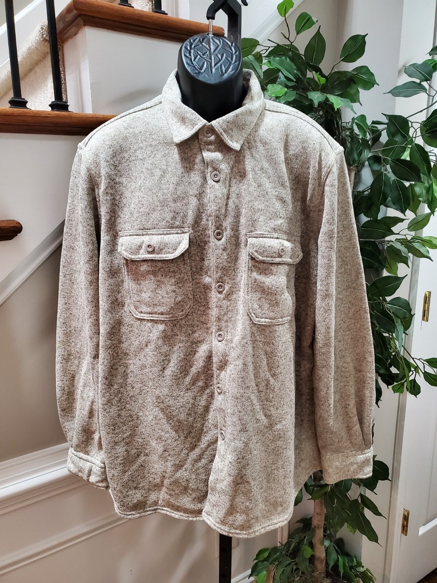 faded glory dress shirts Men's Faded Glory Beige Striped Long Sleeves Dress Shirt Size XL