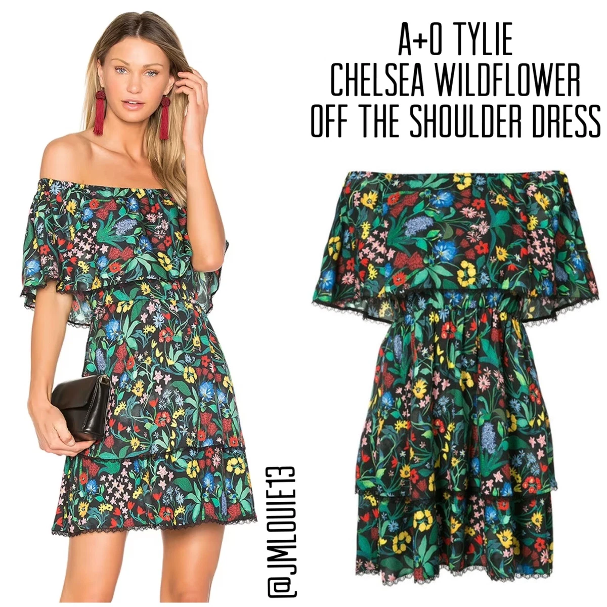 Wild flower off shoulder dress cheap