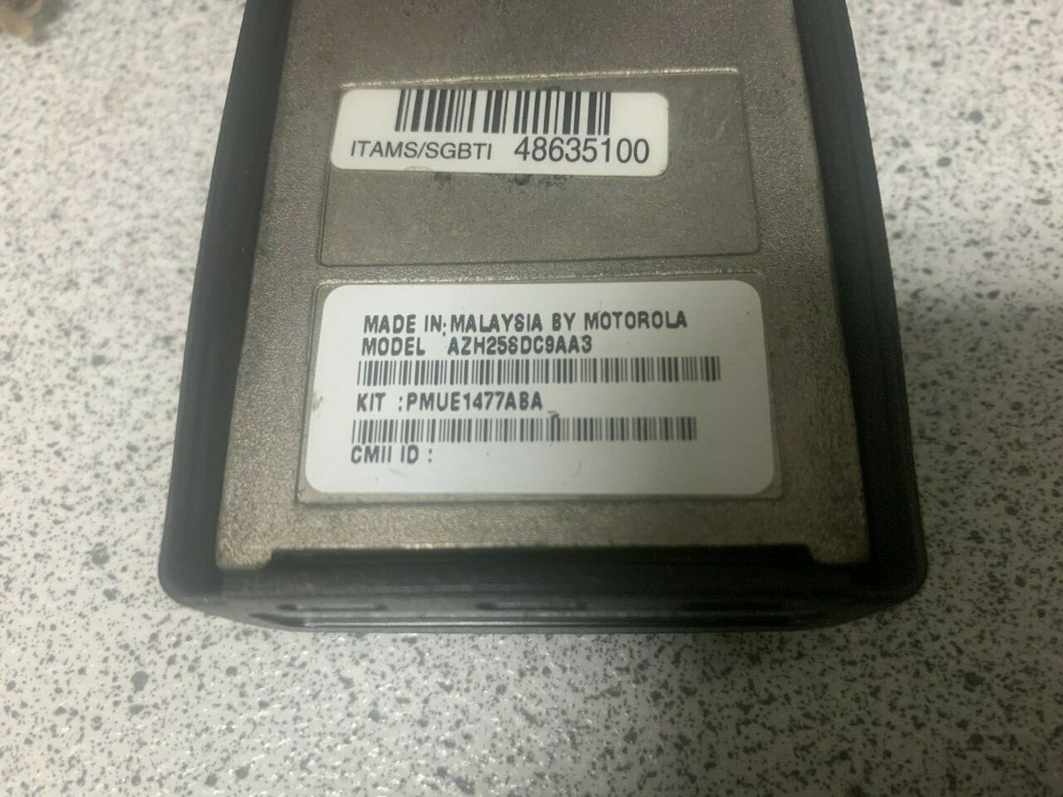 Motorola GP328 AZH25SDC9AA3 GP328 Portable, UHF (450 - 520 Motorola GP328 AZH25SDC9AA3 GP328 Portable, UHF (450 - 520