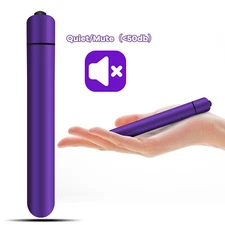 Women 10 Speed Vibrating Mini Powerful Bullet Shape Neck Body Massage Personal