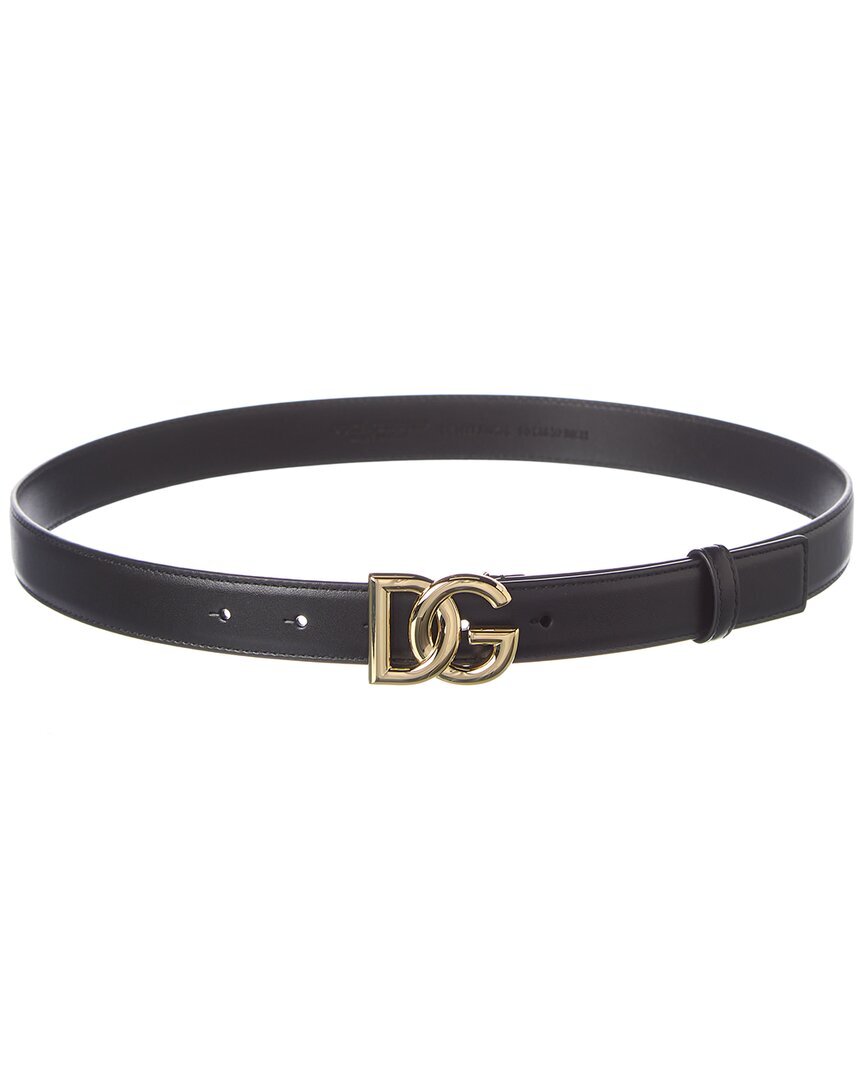 Женский кожаный ремень с логотипом Dolce & Gabbana Dg 85